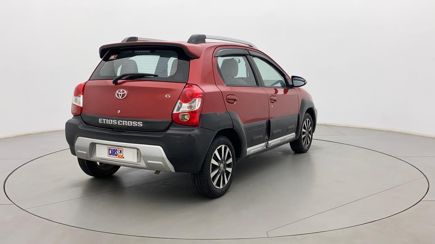 2015 Toyota Etios CROSS 1.2 G, Petrol, Manual, 58,211 km, Right Back Diagonal