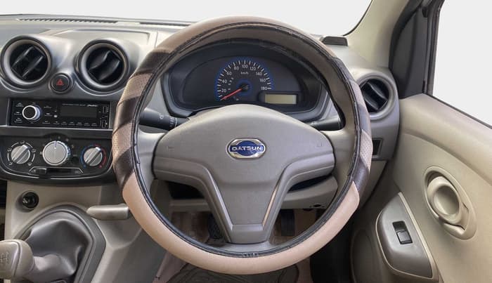 2014 Datsun Go T, Petrol, Manual, 18,545 km, Steering Wheel Close Up
