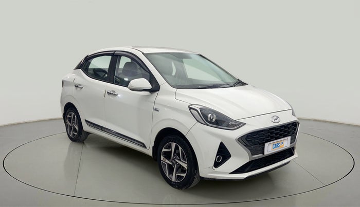 2021 Hyundai AURA SX PLUS 1.2 AMT, Petrol, Automatic, 8,862 km, Right Front Diagonal