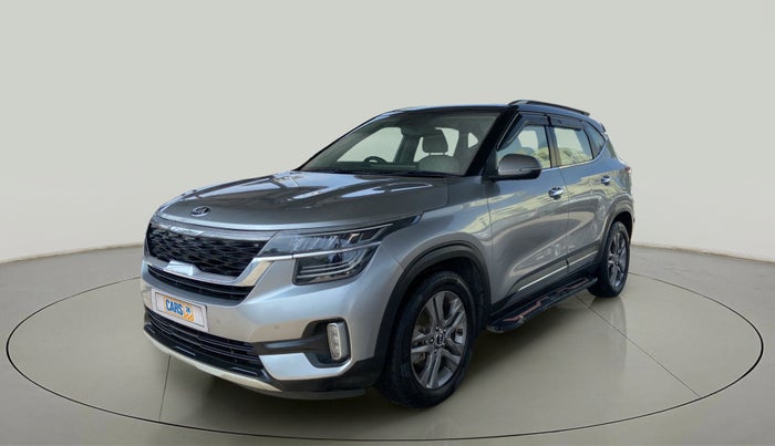 2019 KIA SELTOS HTX PLUS AT1.5 DIESEL, Diesel, Automatic, 1,25,765 km, Left Front Diagonal