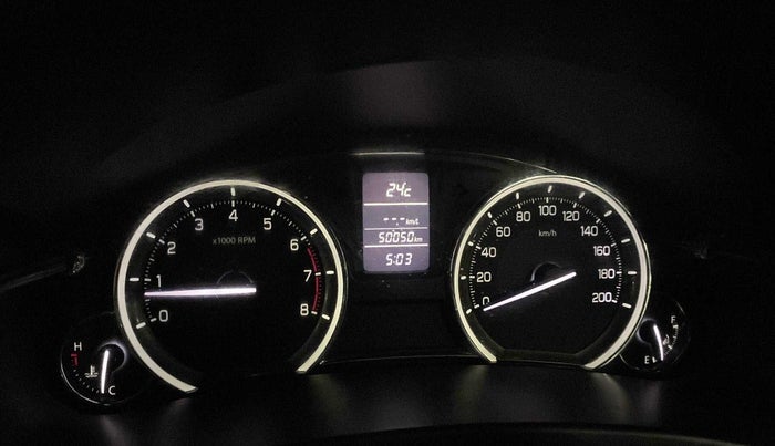 2016 Maruti Ciaz VXI, Petrol, Manual, 50,252 km, Odometer Image
