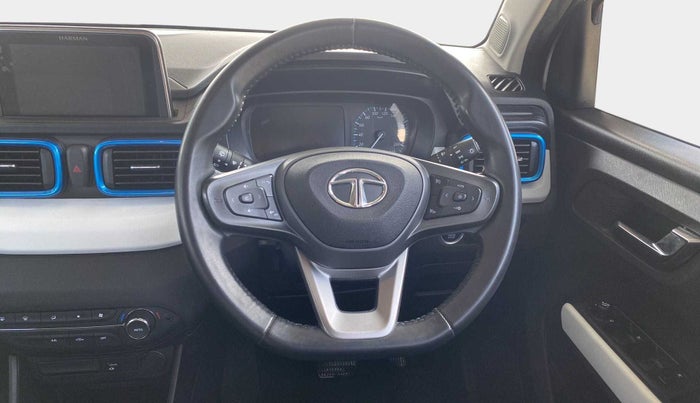 2021 Tata PUNCH CREATIVE AMT 1.2 RTN DUAL TONE, Petrol, Automatic, 23,276 km, Steering Wheel Close Up