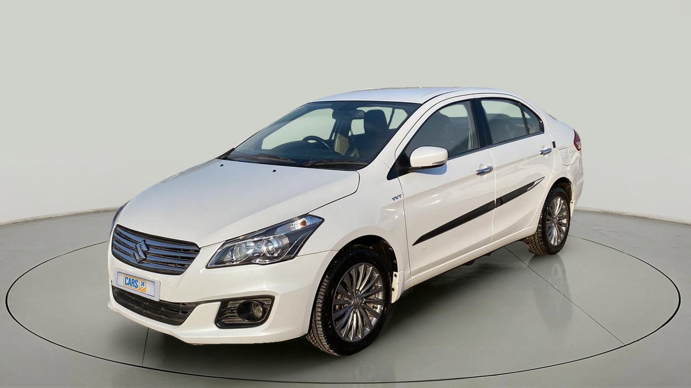 2016 Maruti Ciaz ZXI+, Petrol, Manual, 75,748 km, Left Front Diagonal