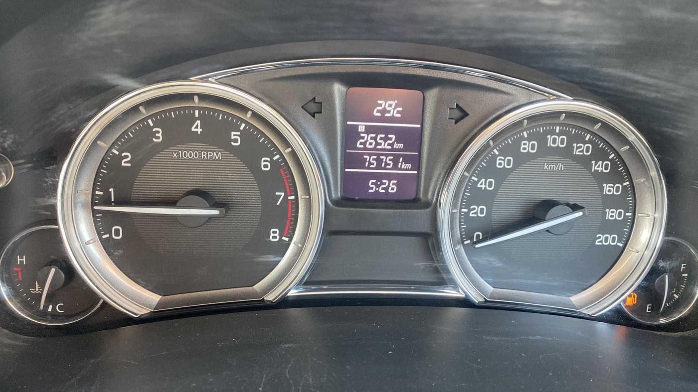 2016 Maruti Ciaz ZXI+, Petrol, Manual, 75,748 km, Odometer Image