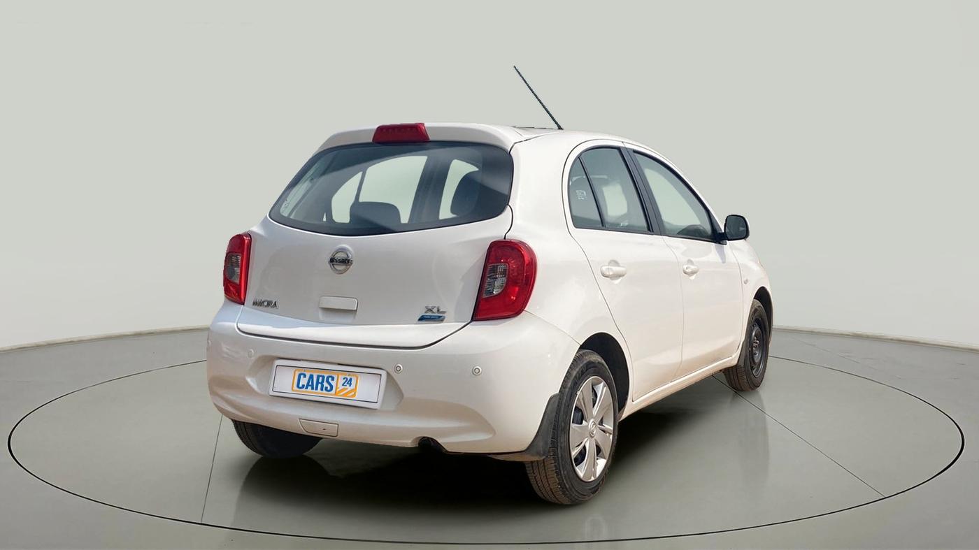2019 Nissan Micra XL (O) CVT, Petrol, Automatic, 17,484 km, Right Back Diagonal