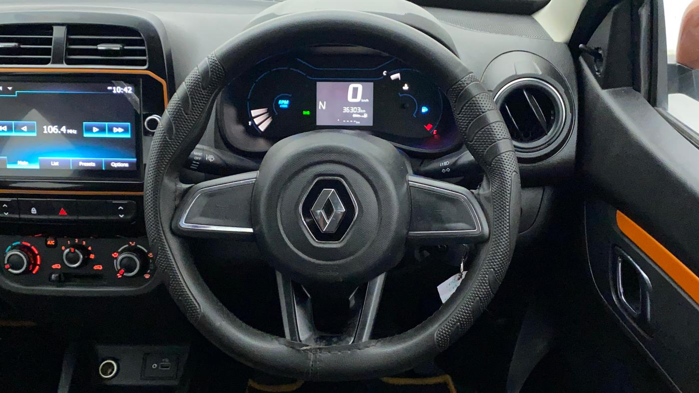 2021 Renault Kwid CLIMBER 1.0 AMT (O), Petrol, Automatic, 36,303 km, Steering Wheel Close Up