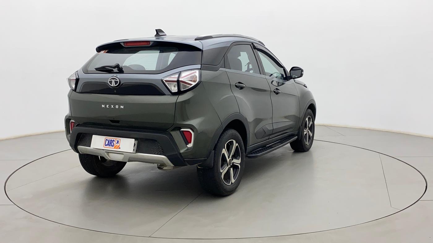 2021 Tata NEXON XZA PLUS (O) PETROL, Petrol, Automatic, 36,930 km, Right Back Diagonal