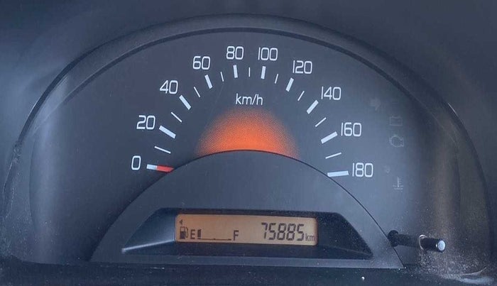 2013 Maruti Wagon R 1.0 LXI, Petrol, Manual, 75,868 km, Odometer Image