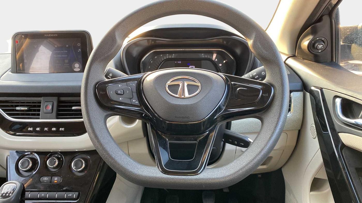 2022 Tata NEXON XZ PETROL, Petrol, Manual, 5,476 km, Steering Wheel Close Up