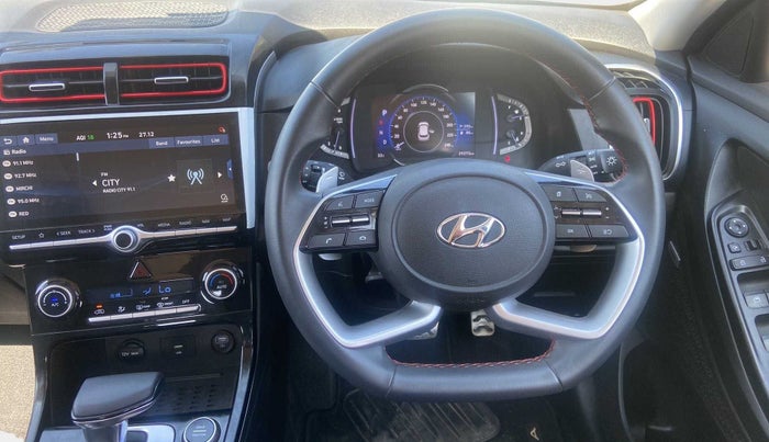2022 Hyundai Creta SX (O) 1.4 TURBO DCT, Petrol, Automatic, 29,273 km, Steering Wheel Close Up