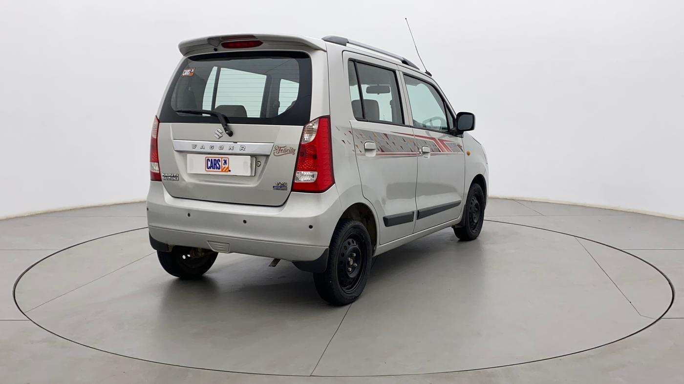 2017 Maruti Wagon R 1.0 VXI (O) AMT, Petrol, Automatic, 61,914 km, Right Back Diagonal