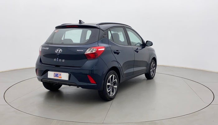 2022 Hyundai GRAND I10 NIOS SPORTZ 1.2 KAPPA VTVT DUAL TONE, Petrol, Manual, 11,295 km, Right Back Diagonal