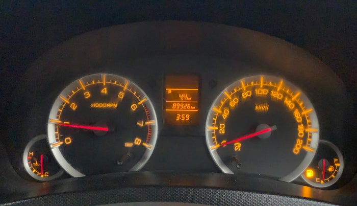 2013 Maruti Swift VXI, Petrol, Manual, 89,983 km, Odometer Image