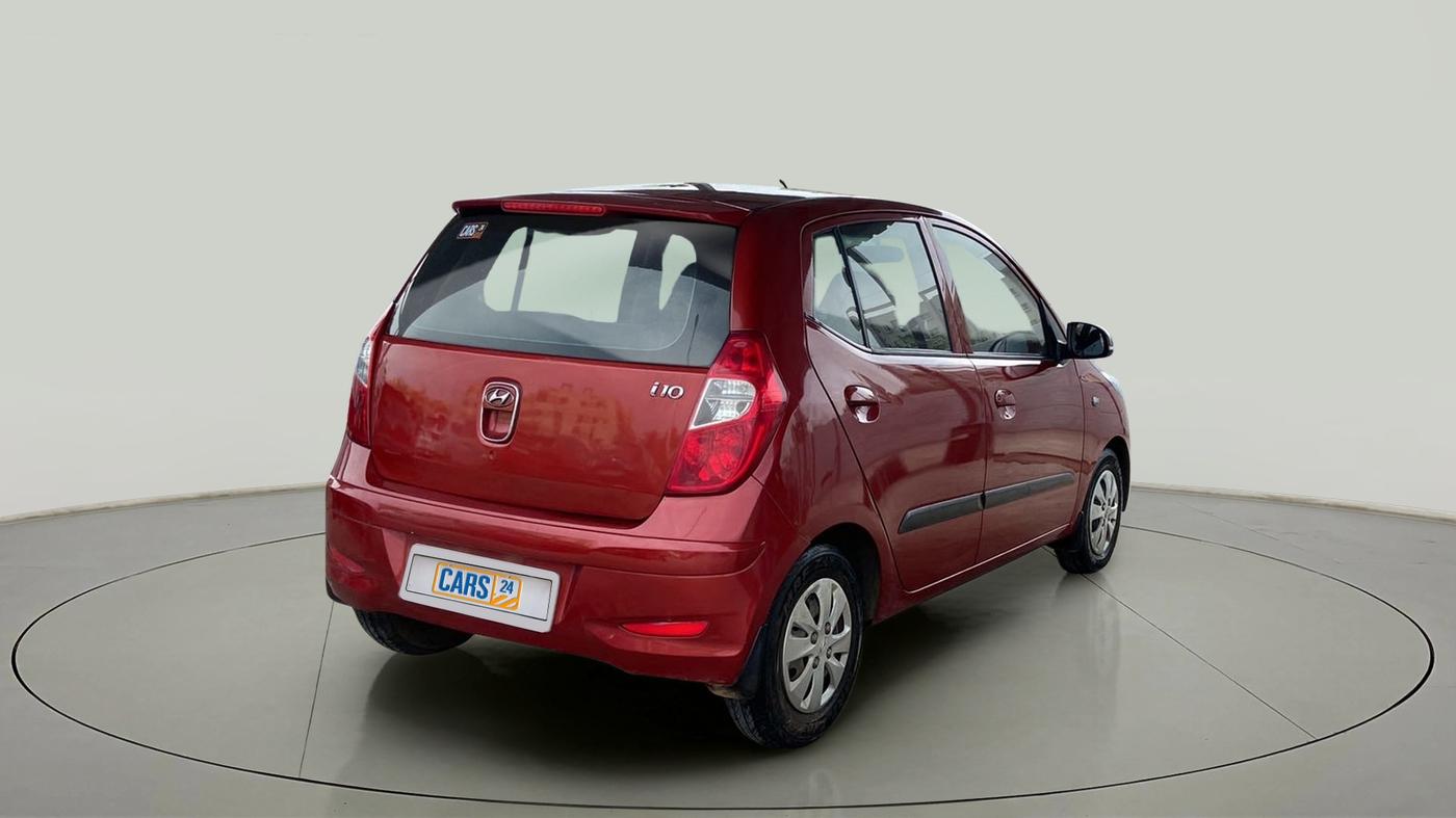 2012 Hyundai i10 MAGNA 1.2, Petrol, Manual, 1,24,453 km, Right Back Diagonal
