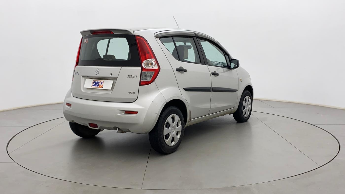 2014 Maruti Ritz VXI, Petrol, Manual, 44,320 km, Right Back Diagonal
