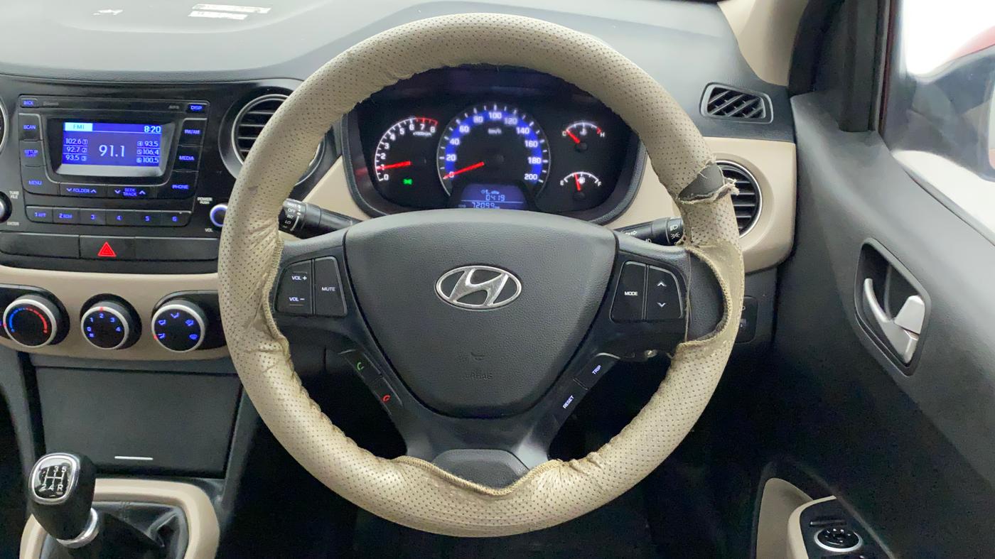 2016 Hyundai Xcent SX 1.2, Petrol, Manual, 72,174 km, Steering Wheel Close Up