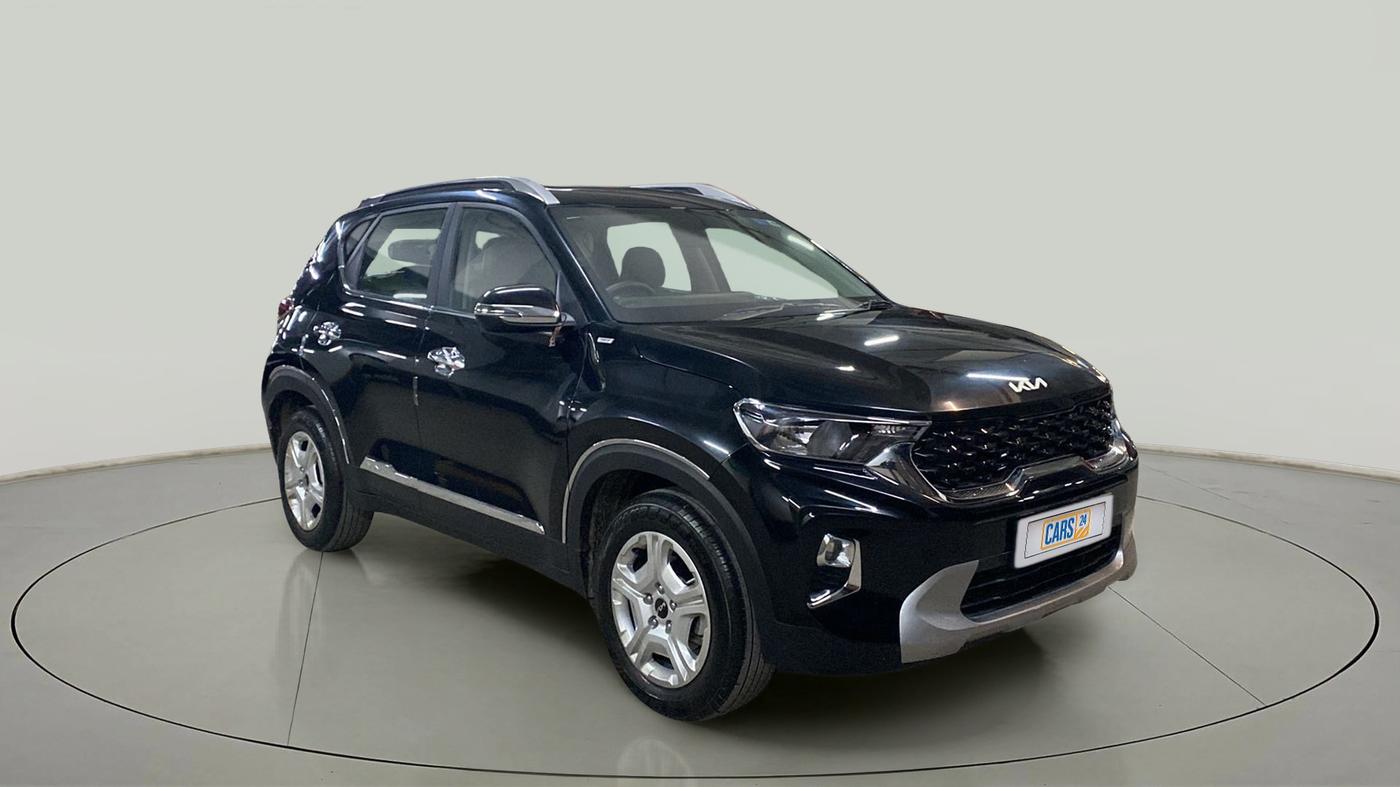 2022 KIA SONET HTK PLUS 1.0 IMT, Petrol, Manual, 1,319 km, Right Front Diagonal
