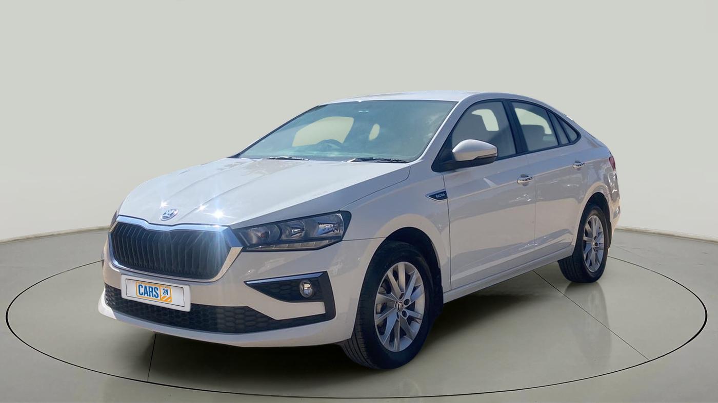 2022 Skoda SLAVIA AMBITION 1.0L TSI MT, Petrol, Manual, 19,819 km, Left Front Diagonal