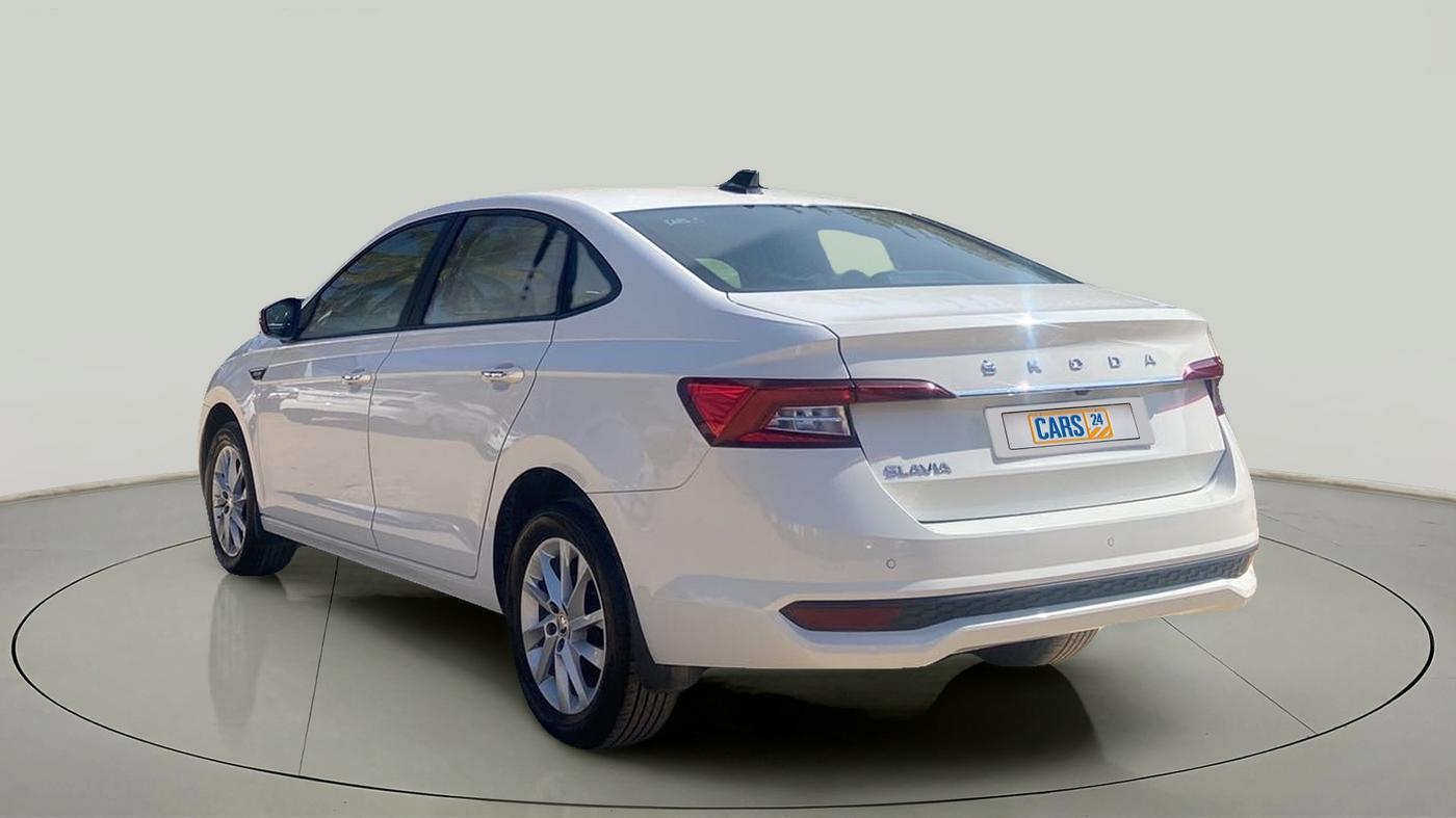 2022 Skoda SLAVIA AMBITION 1.0L TSI MT, Petrol, Manual, 19,819 km, Left Back Diagonal