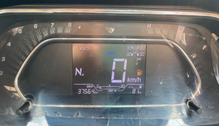 2020 Tata NEXON XZA PLUS (O) PETROL DUAL TONE, Petrol, Automatic, 37,559 km, Odometer Image