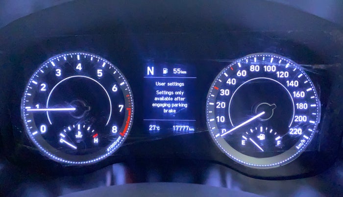 2022 Hyundai VENUE SX 1.0 (O) TURBO IMT, Petrol, Manual, 18,093 km, Odometer Image