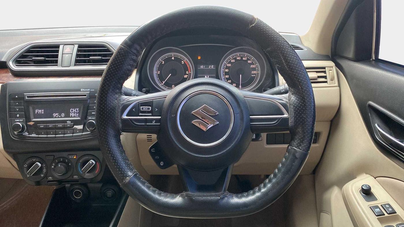 2018 Maruti Dzire VDI AMT, Diesel, Automatic, 1,01,172 km, Steering Wheel Close Up