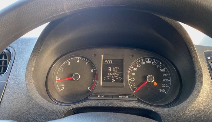 2016 Volkswagen Ameo TRENDLINE 1.2L, Petrol, Manual, 86,819 km, Odometer Image