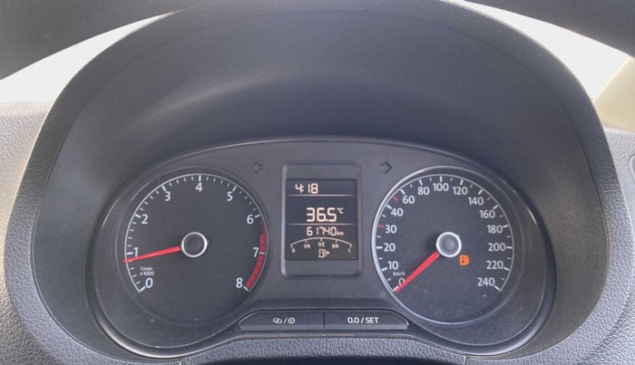 2017 Volkswagen Ameo TRENDLINE 1.2L, Petrol, Manual, 61,722 km, Odometer Image