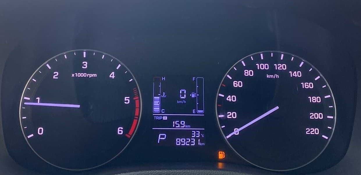 2017 Hyundai Creta SX PLUS AT 1.6 DIESEL, Diesel, Automatic, 89,216 km, Odometer Image