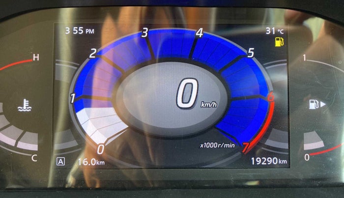 2021 Nissan MAGNITE XV DUAL TONE, Petrol, Manual, 19,286 km, Odometer Image