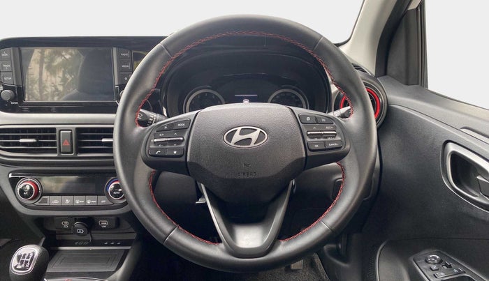 2023 Hyundai GRAND I10 NIOS SPORTZ 1.2 KAPPA VTVT DUAL TONE, Petrol, Manual, 6,133 km, Steering Wheel Close Up