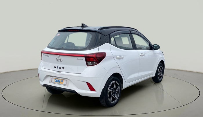 2023 Hyundai GRAND I10 NIOS SPORTZ 1.2 KAPPA VTVT DUAL TONE, Petrol, Manual, 6,133 km, Right Back Diagonal