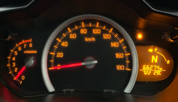 2017 Maruti Celerio VXI AMT, Petrol, Automatic, 66,182 km, Odometer Image