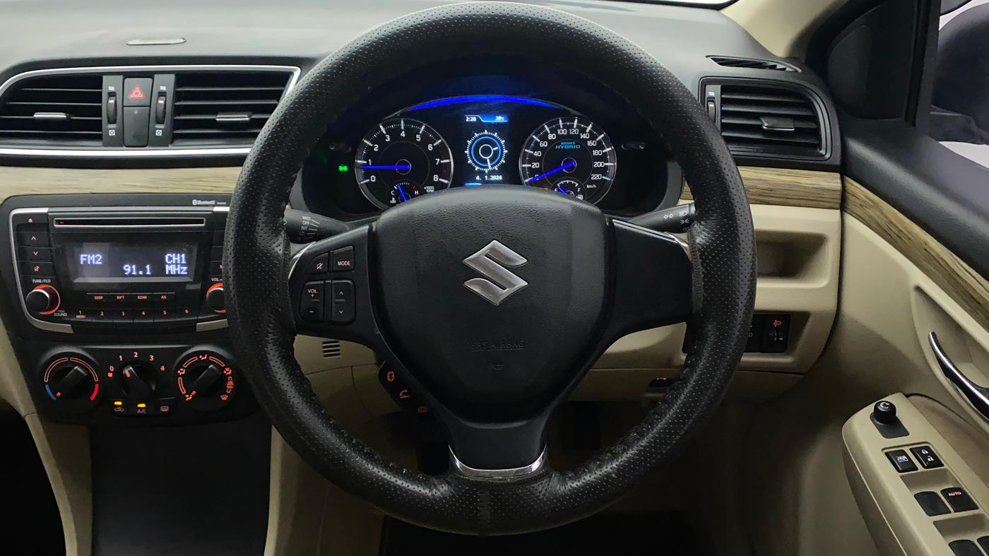2021 Maruti Ciaz SIGMA 1.5 SHVS MT  PETROL, Petrol, Manual, 34,783 km, Steering Wheel Close Up
