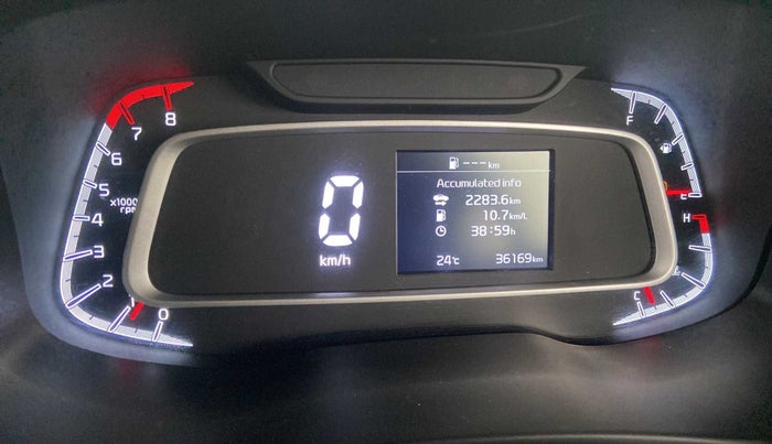 2021 KIA SONET HTK PLUS 1.2, Petrol, Manual, 36,155 km, Odometer Image