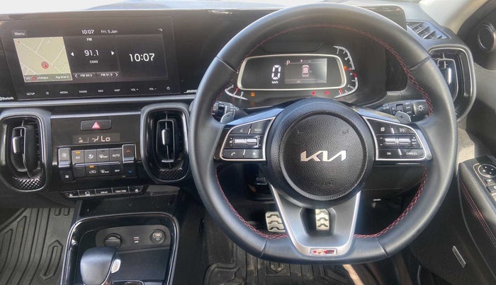 2022 KIA SONET GTX PLUS 1.0 DCT DUAL TONE, Petrol, Automatic, 12,221 km, Steering Wheel Close Up
