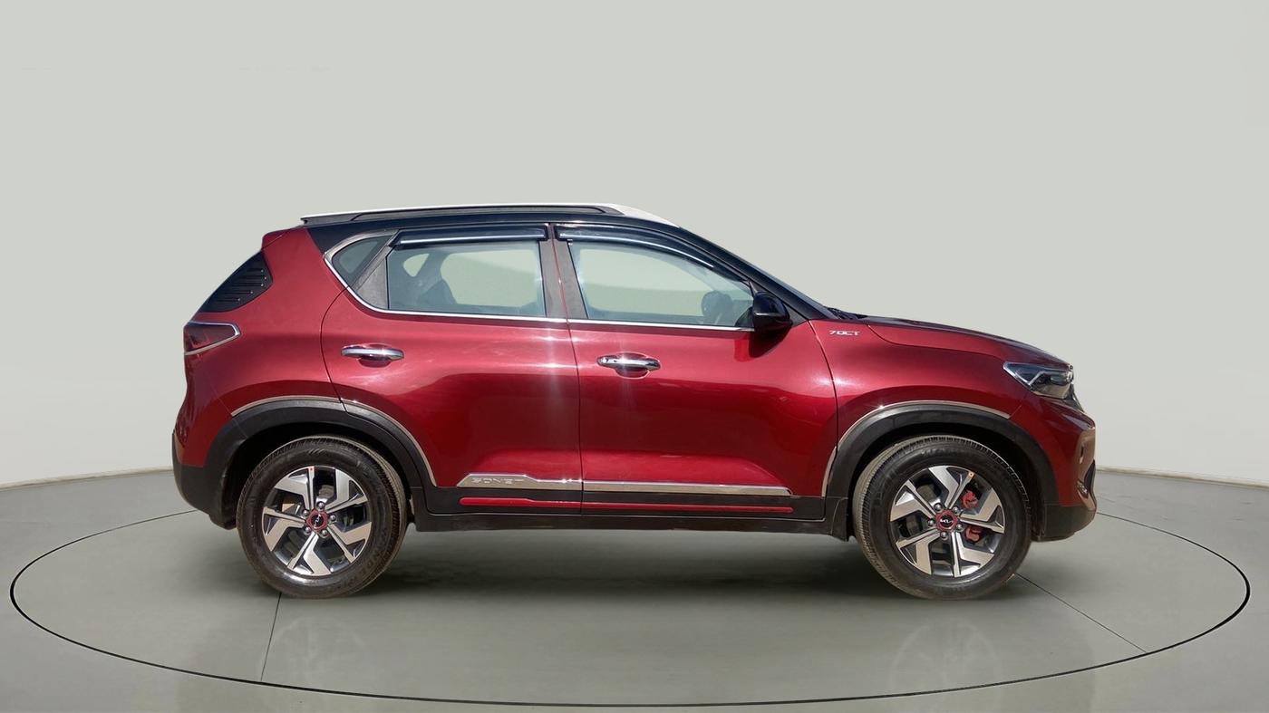 2022 KIA SONET GTX PLUS 1.0 DCT DUAL TONE, Petrol, Automatic, 12,221 km, Right Side View