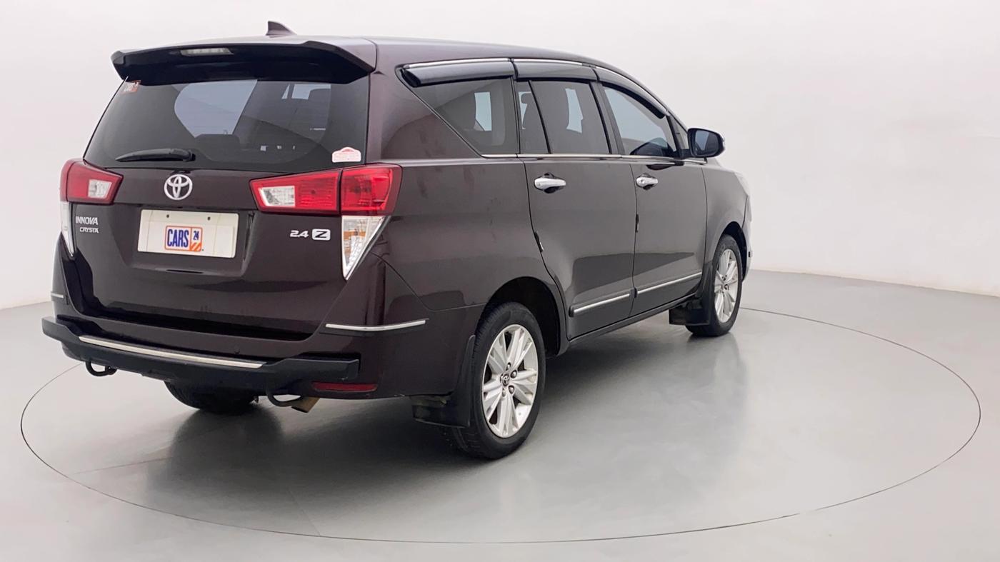 2016 Toyota Innova Crysta 2.4 ZX 7 STR, Diesel, Manual, 53,523 km, Right Back Diagonal