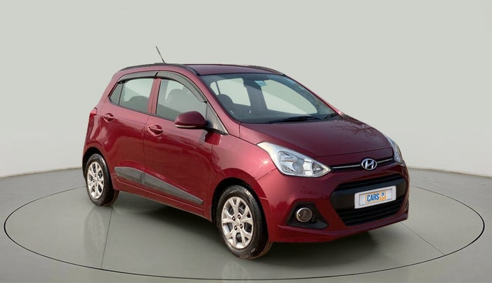 2015 Hyundai Grand i10 SPORTZ 1.2 KAPPA VTVT, Petrol, Manual, 92,640 km, Right Front Diagonal