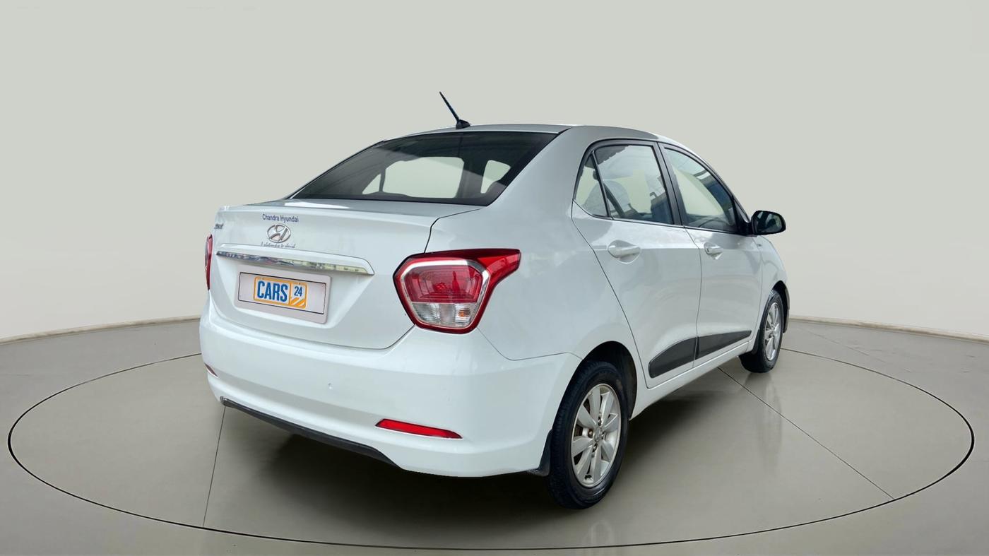 2015 Hyundai Xcent S (O) 1.2, Petrol, Manual, 73,467 km, Right Back Diagonal
