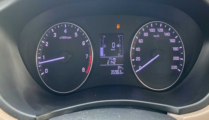 2017 Hyundai Elite i20 SPORTZ 1.2, Petrol, Manual, 36,117 km, Odometer Image