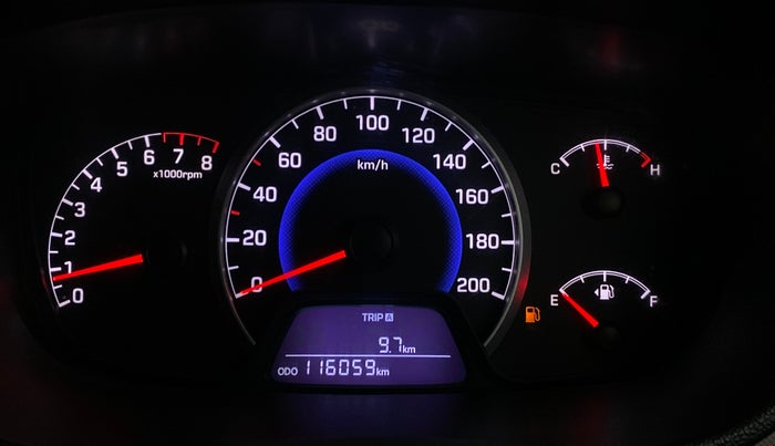 2016 Hyundai Grand i10 ASTA (O) 1.2 KAPPA VTVT, CNG, Manual, 1,16,049 km, Odometer Image