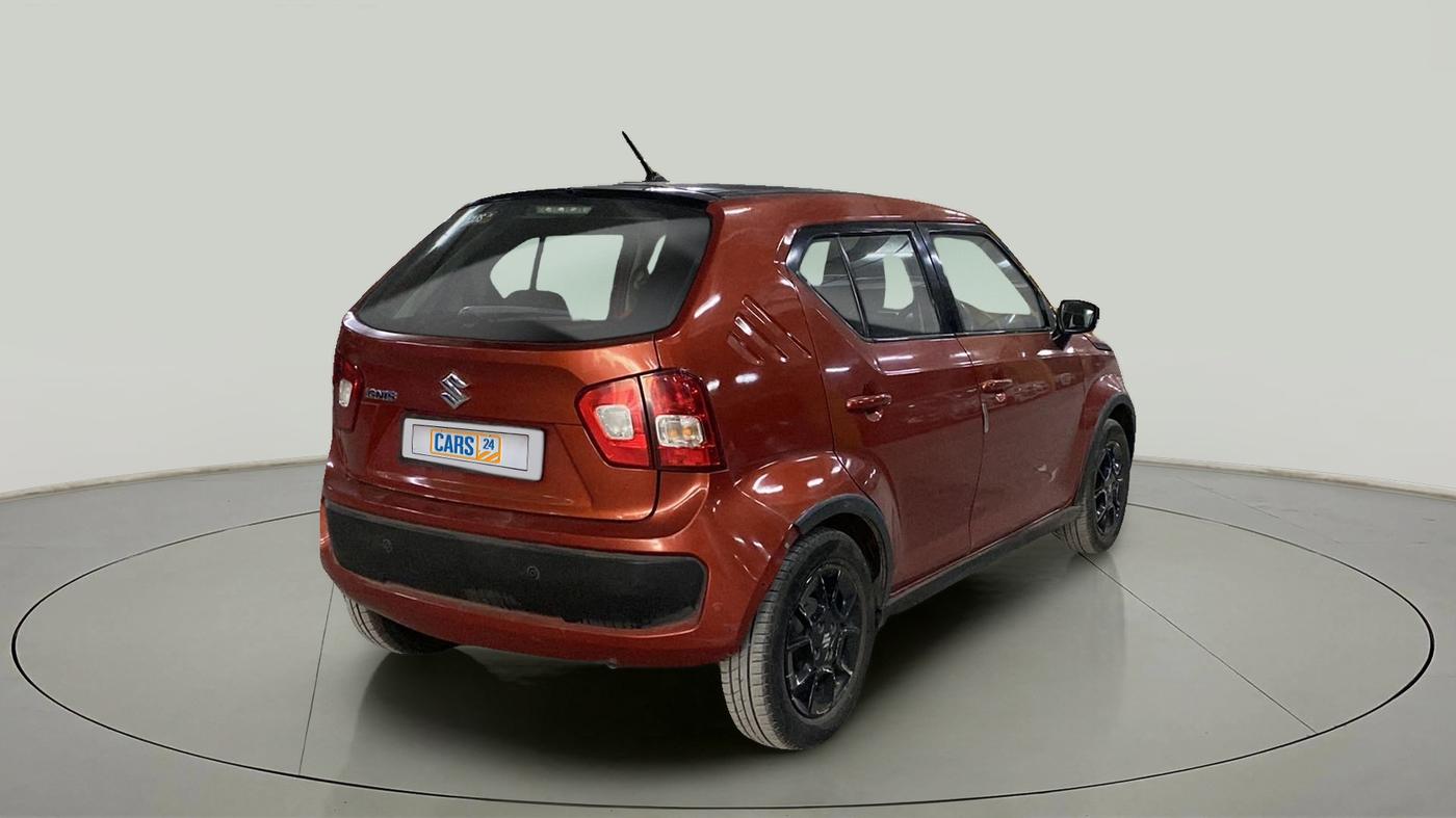 2017 Maruti IGNIS ALPHA 1.2 DUAL TONE, CNG, Manual, 63,854 km, Right Back Diagonal