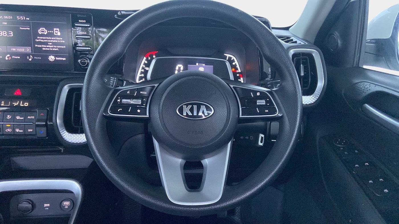 2020 KIA SONET HTK PLUS 1.0 IMT, Petrol, Manual, 25,319 km, Steering Wheel Close Up