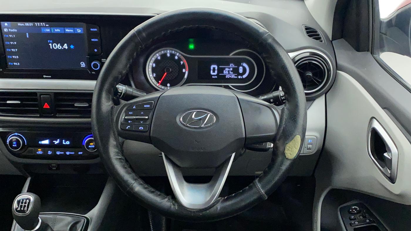 2020 Hyundai GRAND I10 NIOS SPORTZ 1.2 KAPPA VTVT, Petrol, Manual, 20,685 km, Steering Wheel Close Up