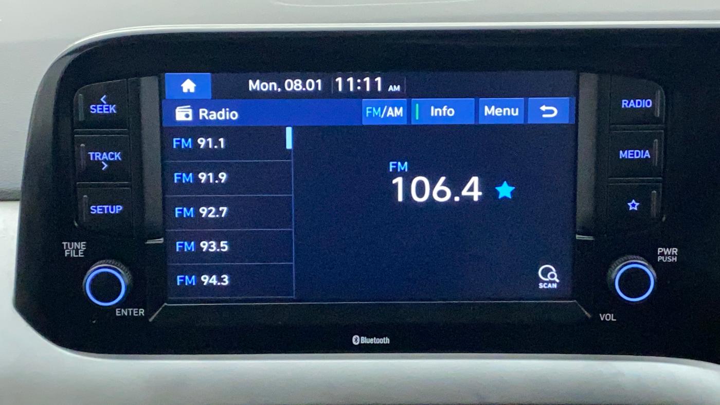 2020 Hyundai GRAND I10 NIOS SPORTZ 1.2 KAPPA VTVT, Petrol, Manual, 20,685 km, Infotainment System