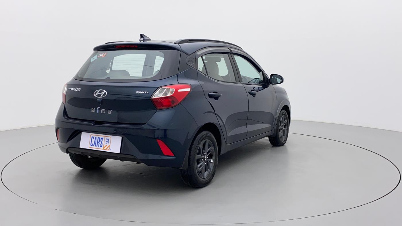 2021 Hyundai GRAND I10 NIOS SPORTZ 1.2 KAPPA VTVT CNG, CNG, Manual, 48,042 km, Right Back Diagonal