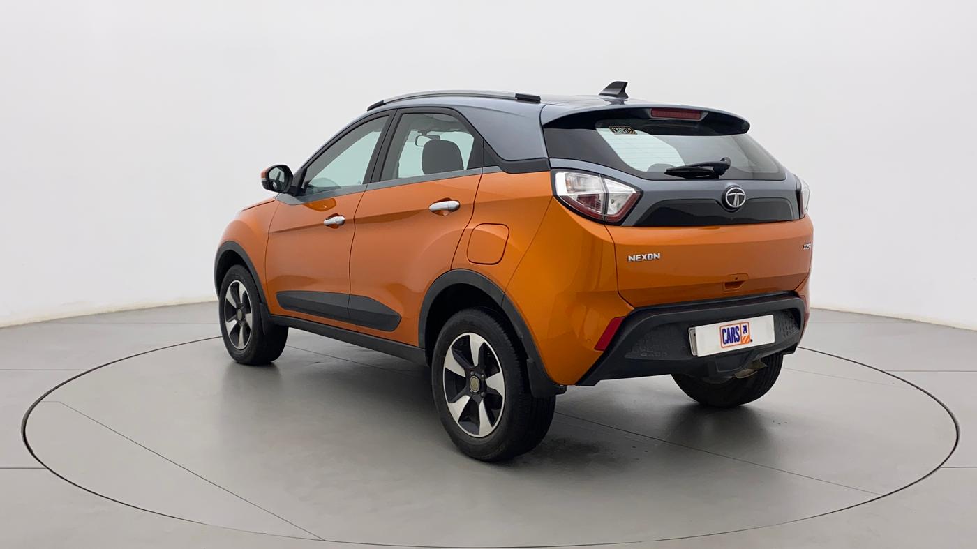 2018 Tata NEXON XZA PLUS PETROL DUAL TONE, Petrol, Automatic, 27,411 km, Left Back Diagonal