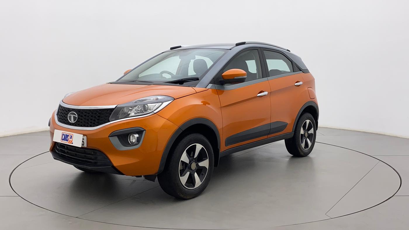 2018 Tata NEXON XZA PLUS PETROL DUAL TONE, Petrol, Automatic, 27,411 km, Left Front Diagonal