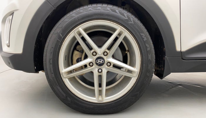 2016 Hyundai Creta SX PLUS AT 1.6 DIESEL, Diesel, Automatic, 1,18,727 km, Left Front Wheel